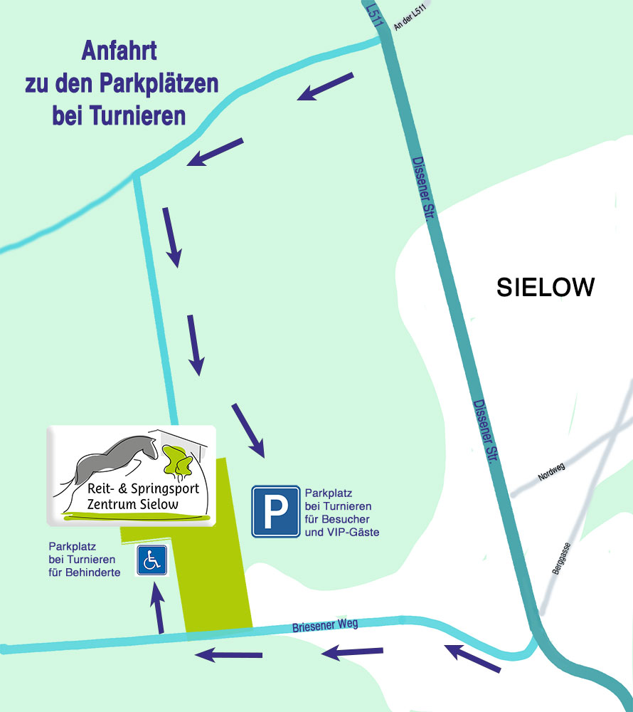 anfahrt parkplatz turniere